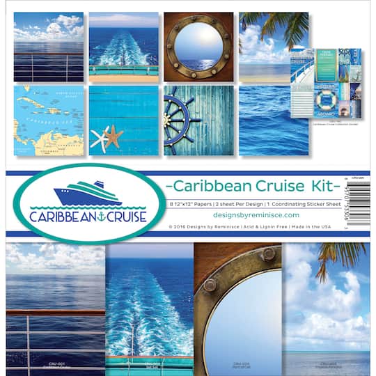 Reminisce Collection Kit 12&#x22;X12&#x22;-Caribbean Cruise